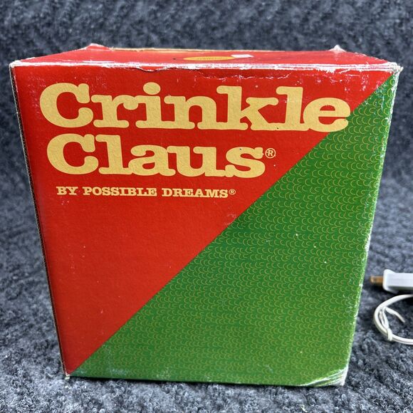 Crinkle Claus Possible Dreams "Crinkle Farmhouse Santa 1997 #659657 Light Kit - Picture 10 of 12